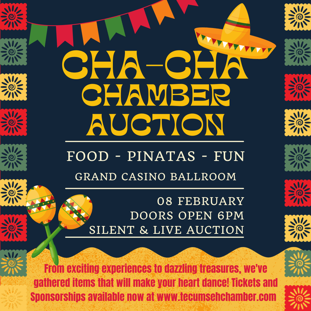 2024 CHA CHA Chamber Auction Tecumseh Chamber